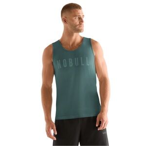 NOBULL Men's Teal Athletic Tank Top